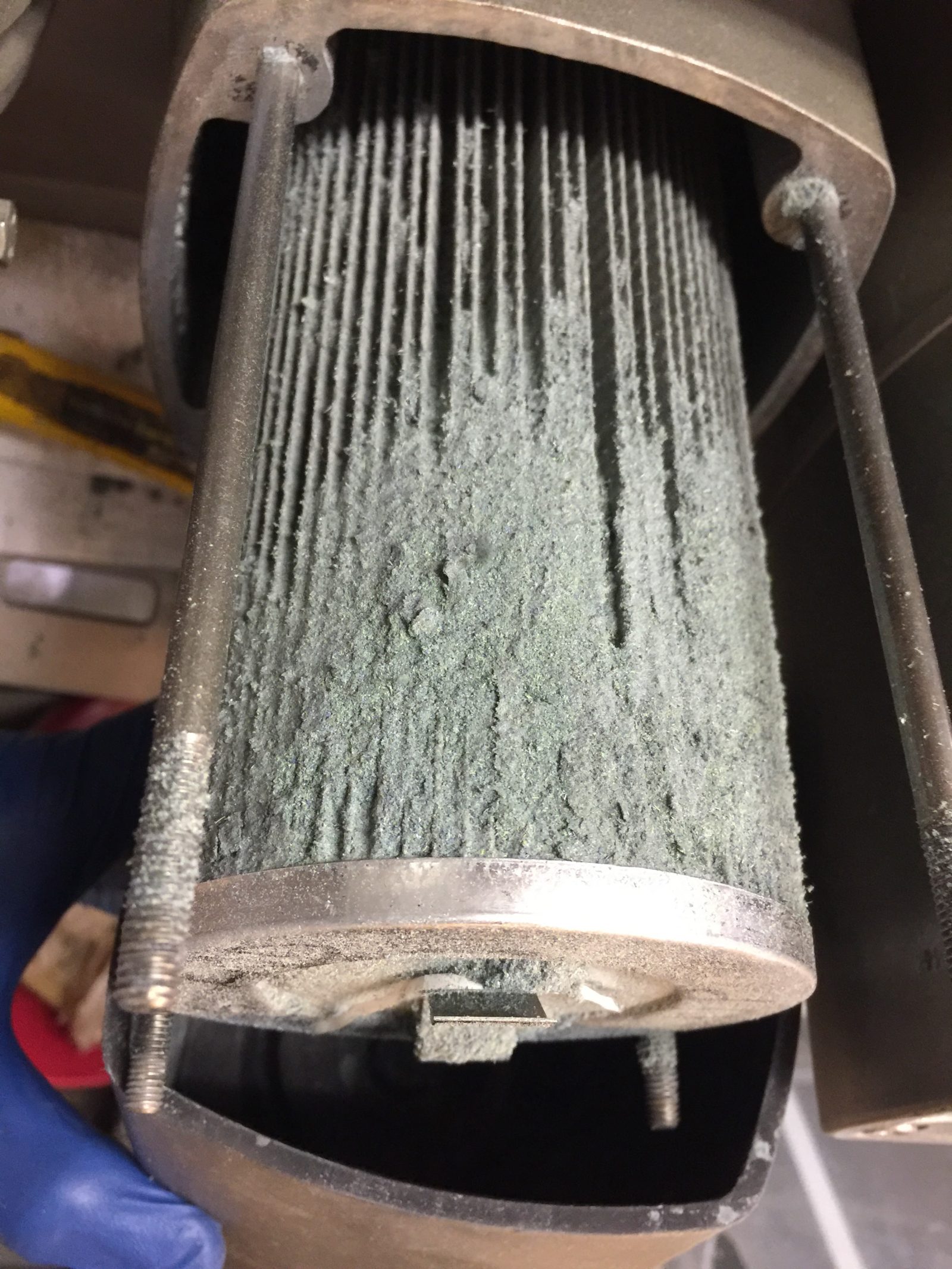 Inlet filters can get clogged with process dust, debris or product. Copyright 2016 Pantera Technical Services Corp 